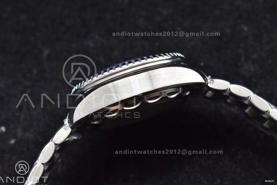 A2824 Ceramic Deep Edition 1:1 Bezel TF Orange Dial Best SS 6000M Seamaster on Gray Bracelet SS Ultra 1224